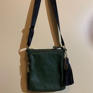 Steve Madden Green Logo Crossbody Bag